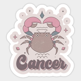 Cancer horoscope Zodiac Sign Sticker